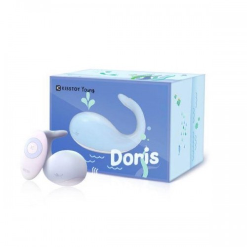 Doris 粉藍小鯨魚 無線遙控 G 點按摩器